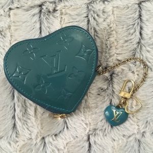 Monogram Galactic Heart Coin Purse